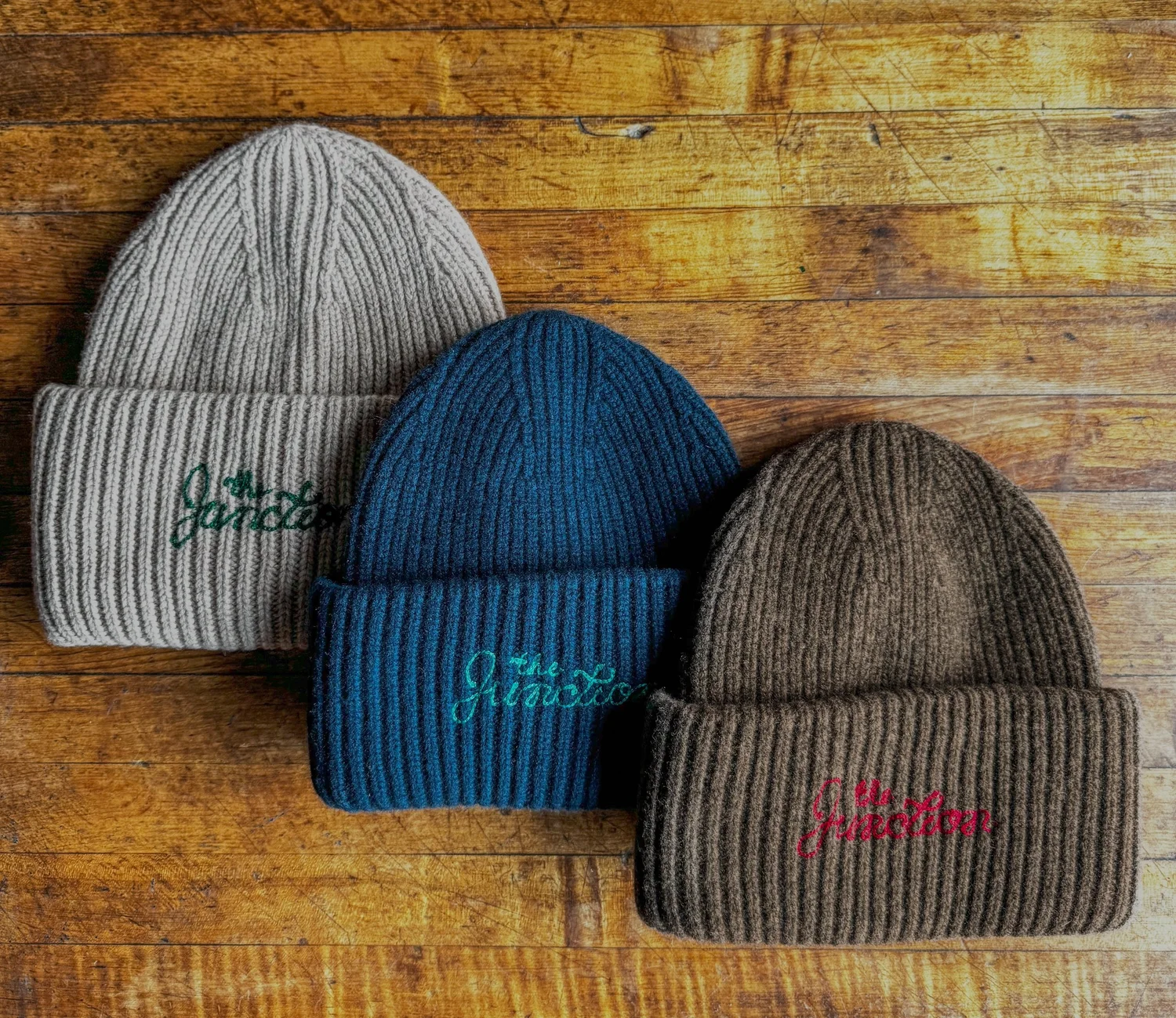 Chain Stitch Wool Beanie — The Junction